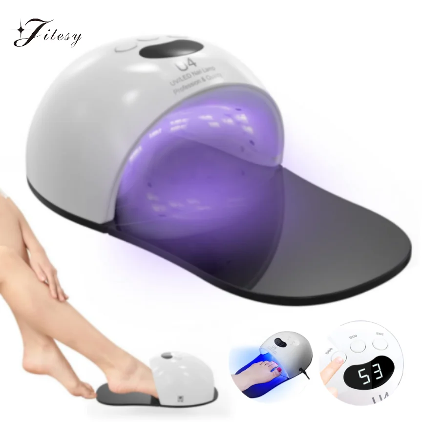 48W Laser for Nail Fungus Digital Display 905nm Infrared Light 470nm Remove Fungal Nail Blue Therapy Anti Fungal Infection