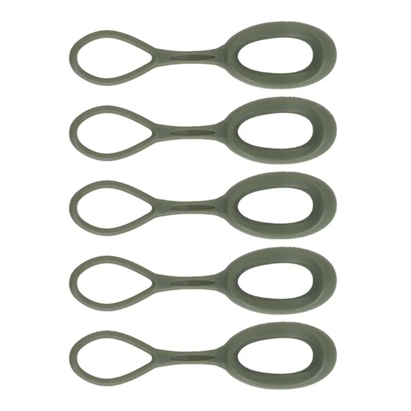 5 Pcs/Set Zippers Extension Zippers Puller Replacement Zippers Pulls for Bag Purse Luggage