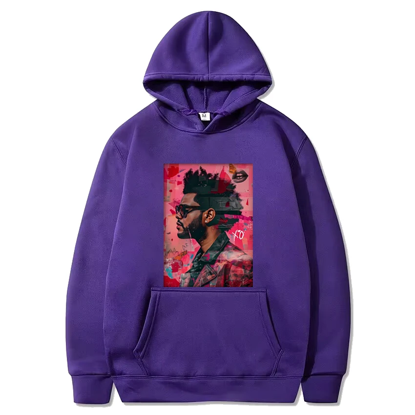 Singer The Weeknd Album cover aesthetic Graphics Sudadera con capucha para hombres y mujeres, sudadera Y2k de moda, jerséis de manga larga de lana Unisex