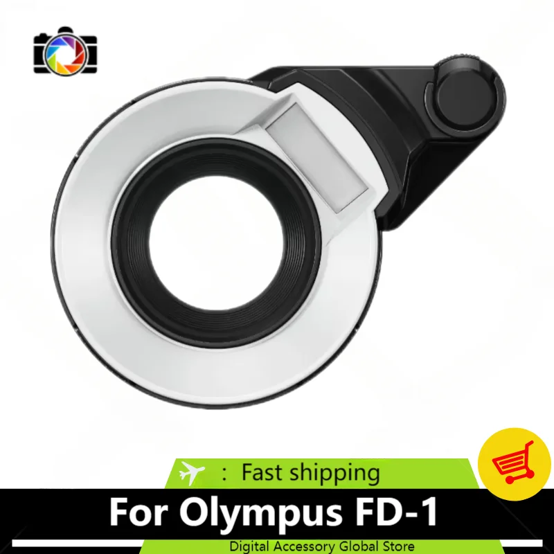 Original FD-1 FD1 Flash Diffuser LED Light Quide Macro Ring Auxiliary Flash For Olympus Tough TG-4 TG-5 TG-6 TG-7 Camera