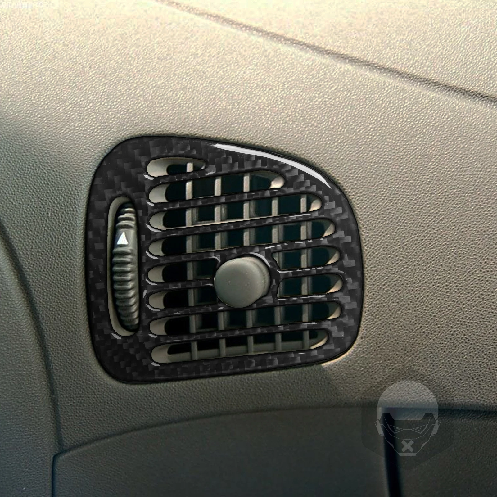 Real Carbon Fiber Car Accessories Passenger Vent Cover Soft Sticker For Saab 9-5 1997 1998 1999 2000 2001 2002 2003 2004 2005