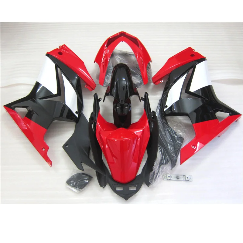 

Sports Plastic Injection Motorcycle for Kawasaki Ninja 250R fairing kit 2008-2012 red black set 250r 08 09 11 12 75