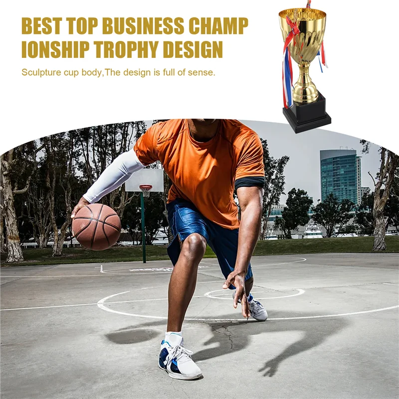 

Золотой кубок трофея WW-11,4 дюйма для спортивных встреч, соревнований, победитель футбола, награды за командой и конкурсные вечеринки, сувениры