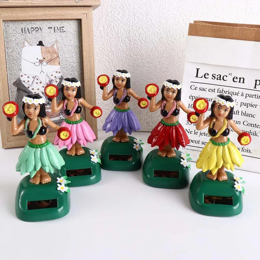 

Solar Swinging Hawaiian Girl Doll Car Creative Ornaments Car Decorations Hula Girl Swinging Cartoon Car Ornaments