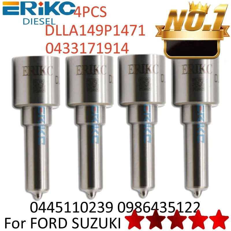 

NEW DLLA149P1471 0433171914 0 433 171 914 for FORD SUZUKI 0 445 110 239 0986435122 0445110239 Diesel Fuel Sprayer Nozzle 4pcs