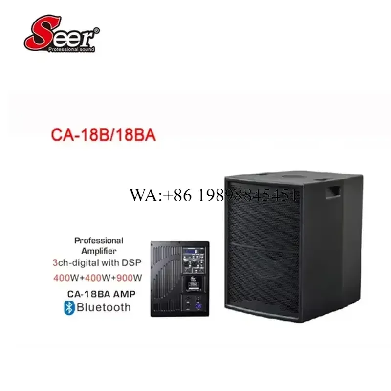 WMWMNU Seer -Channel Aluminum Line Array Speakers 300W RMS Passive System with Dual NL4 Speakon Connection Lightweight Design
