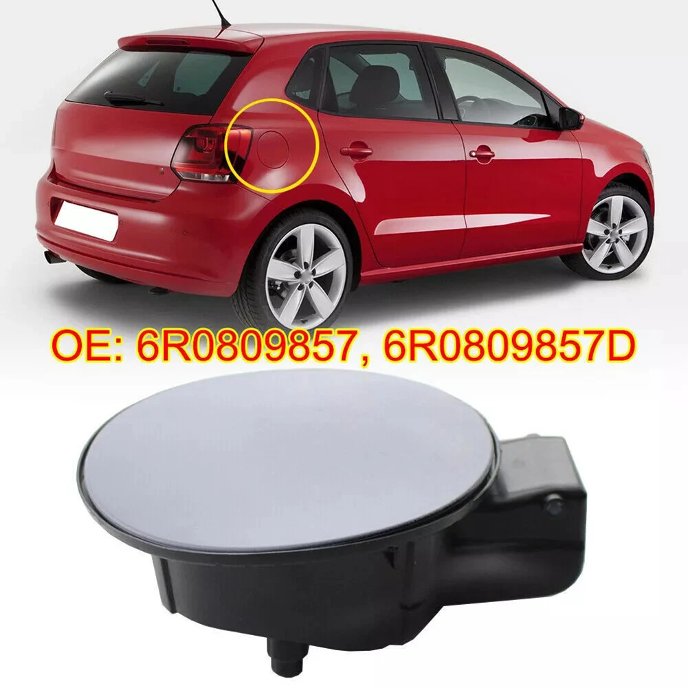 Fuel Gas Tank Door Lid Cover Flap Cap Tank Cover For VWPolo 2011-2019 6R0809857D 6R0809857 Exterior Parts Tank Covers