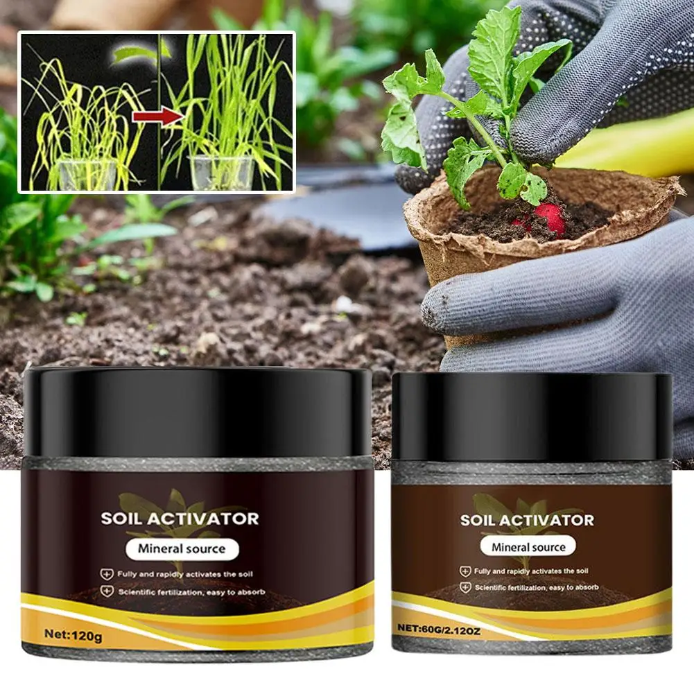 120g Soil-Revitalizer Soils Activators Garden Plants Soil Loosening Agent Promote Rooting Increase Growth Fertility Natural Safe