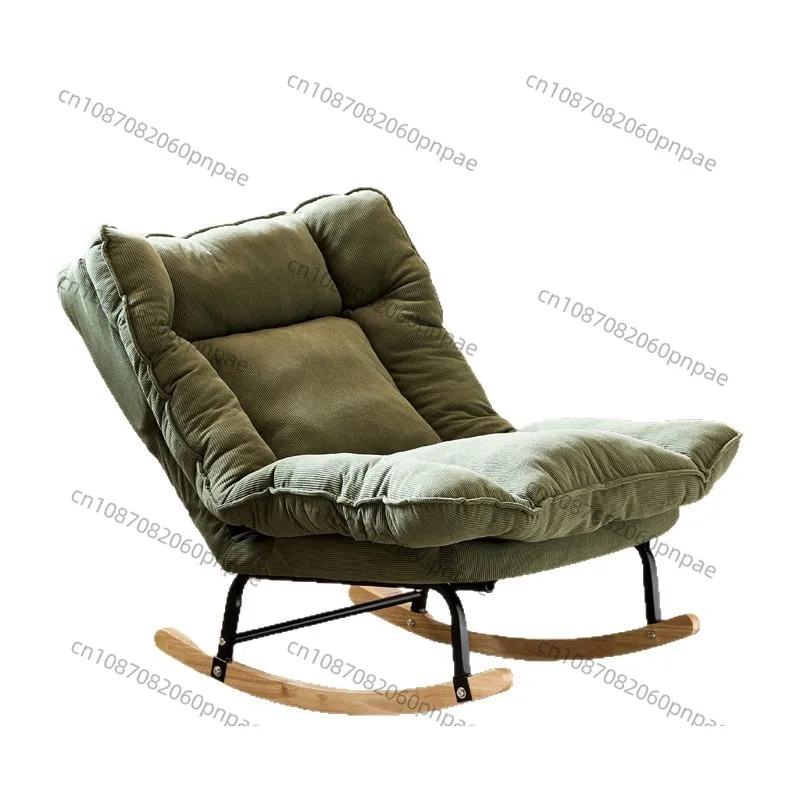 

Lazy sofa reclining and sleeping rocking chair single balcony home leisure living room bedroom reclining chair foldable chair