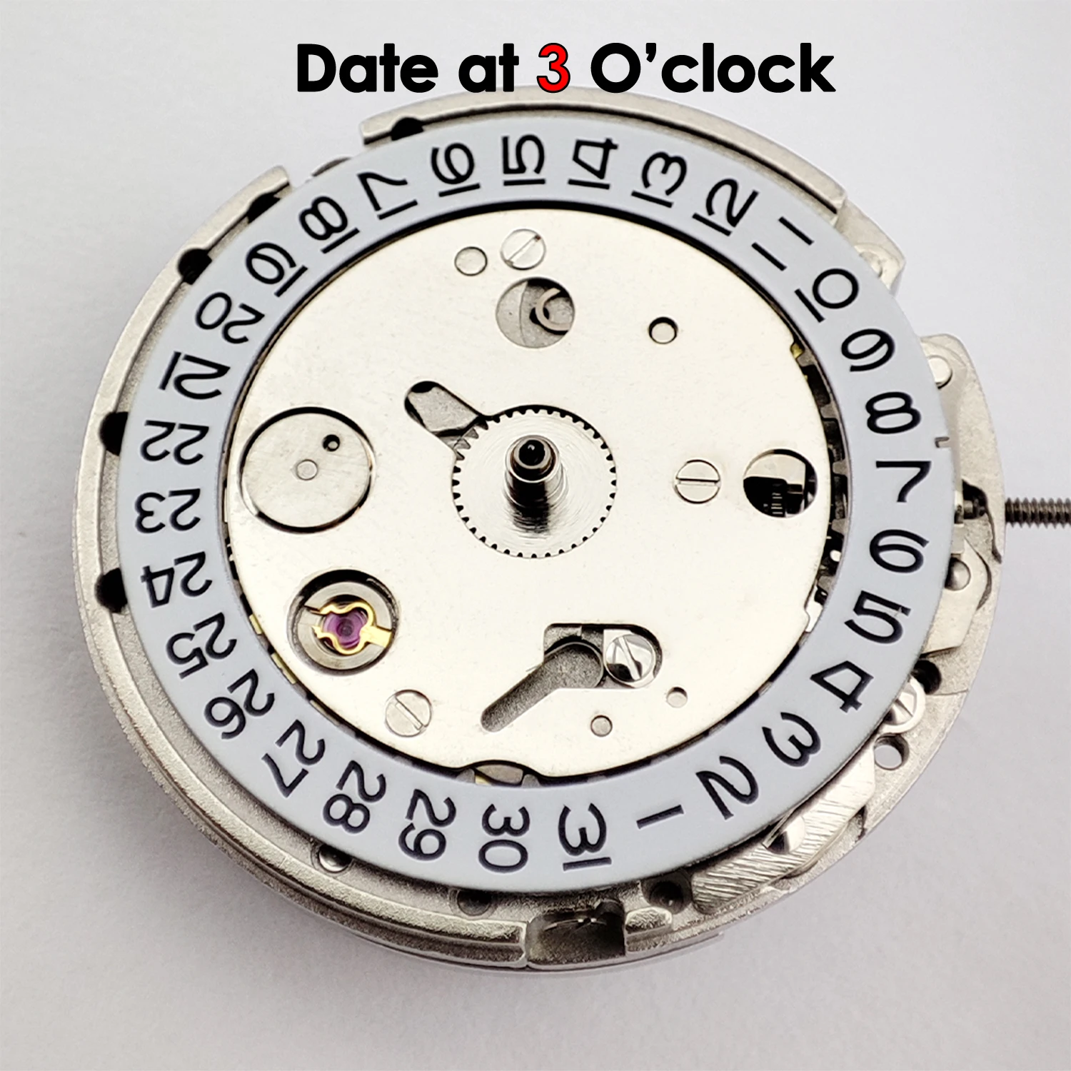 MingZhu 2813 حركة أجزاء الساعة الأوتوماتيكية عرض التاريخ 3 الساعة دقة الدوار منقوشة تجديد ملحق بالجملة