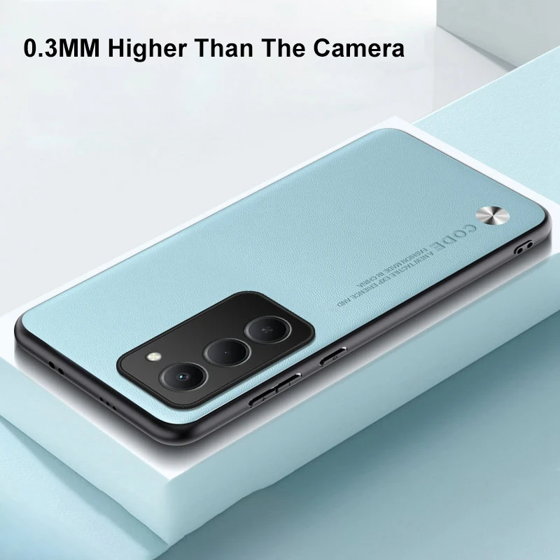 Luxury PU Leather Case For Xiaomi Redmi 15 4G Back Cover Silicone Shockproof Full Protection Phone Case For Redmi 15 5G Redmi15