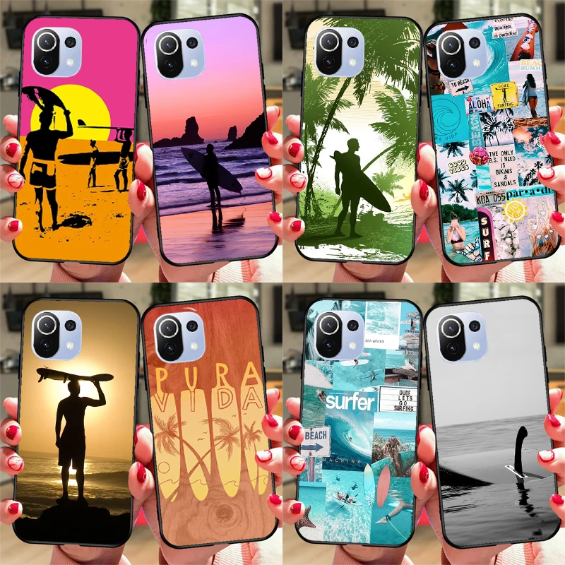 Funda de Surf para POCO F5 X3 X4 X5 Pro F4 GT C40 F3, Funda para Xiaomi 11T 12T Pro 12X13 Lite