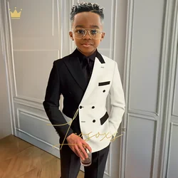 Boys formal suit set 2 piece suit, suitable for wedding party cocktail party custom suit dress 2~16 years old children suit