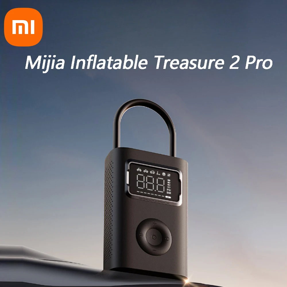 MIJIA Air Pump 2 Pro Portable Electric Air Compressor Mi Inflatable Treasure 150psi High Pressure Motorcycle Car Soccer New