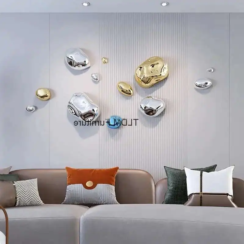 

Modern Stone Hanging Decorations Abstract Ornament Creative Background Wall Decoration Home Bedside Decoration Accessories A