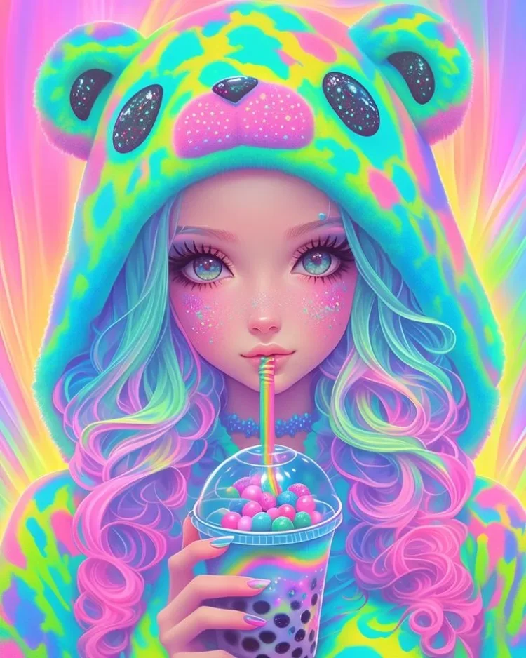 Resin Fairy Dust AB Rainbow Fruit Fashion Girl Diamond Rhinestone Painting Art Beautiful City Girl Diy Full Drills Cross Stitch image 3