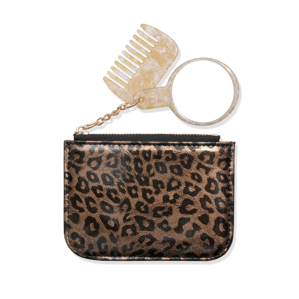 Women'S Coin Purse Portable Pu Coin Purse Small Card Holder  Mini Wallet For Shopping Backpack Outdoor Touch-Up