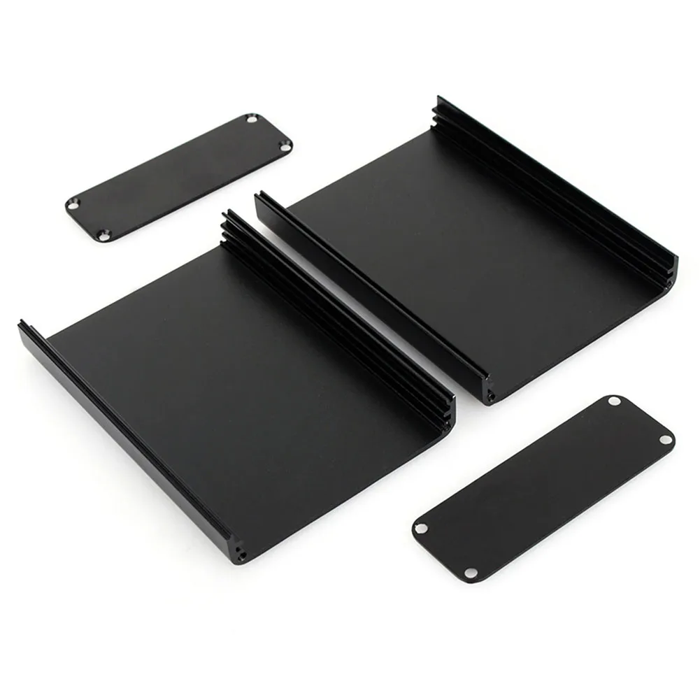 Black Aluminum PCB Instrument Box Enclosure 80x50x20mm Electronic Project Case DIY Junction Box For Electrical Components