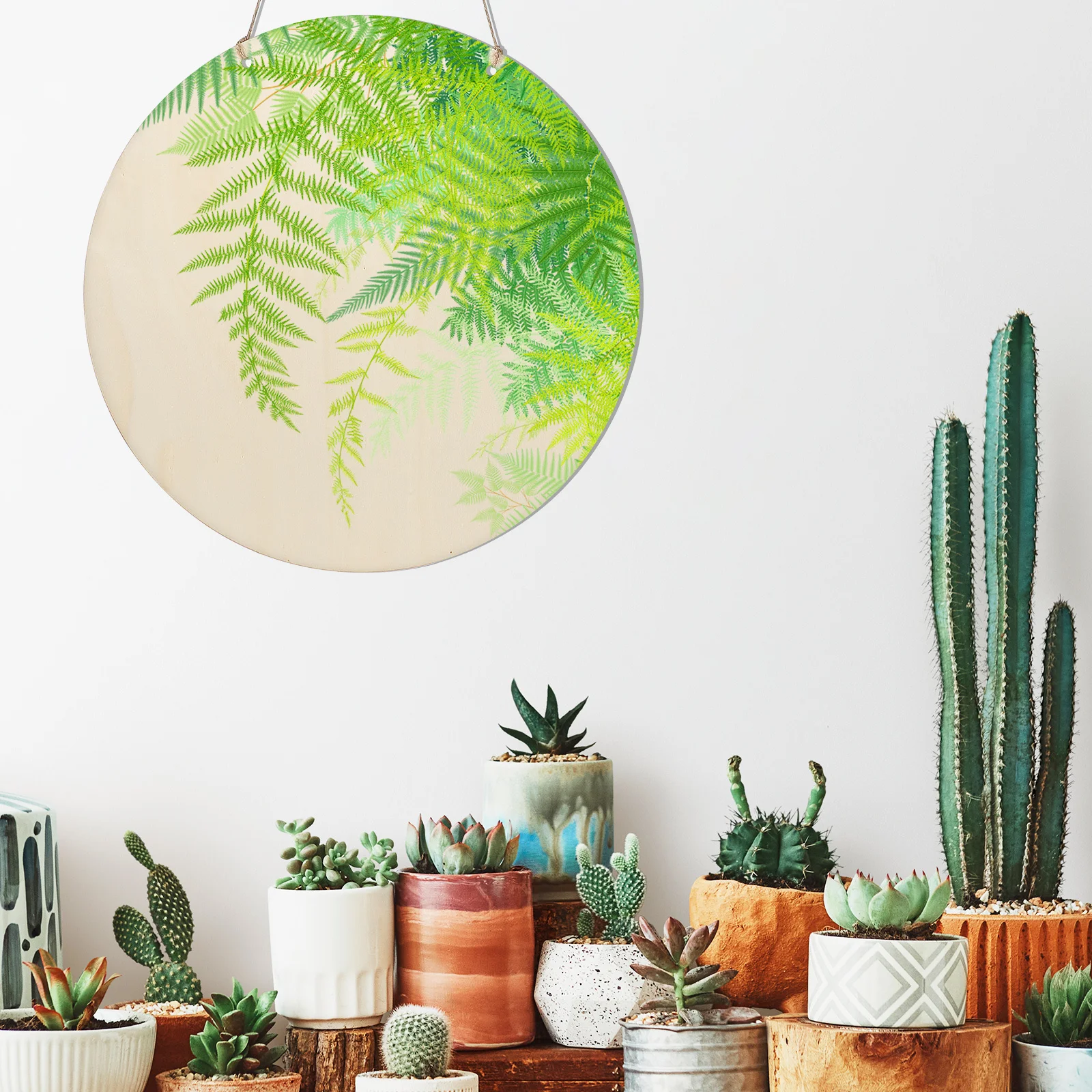 

15Sets Wood Circles for Crafts Solid Wood Round Discs 30Cm Blank Smooth Surfaces DIY Painting Home Decoration Rustic Signs