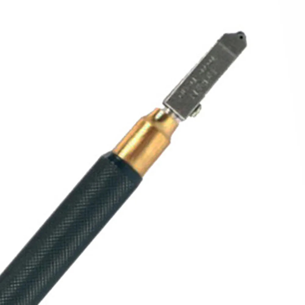 TC-10 Professioneller Glasschneider, Glasschneidrad, Metallgriff, gerader Kopf, Schneidwerkzeug zum Schneiden von Glasfliesen – Detail 6
