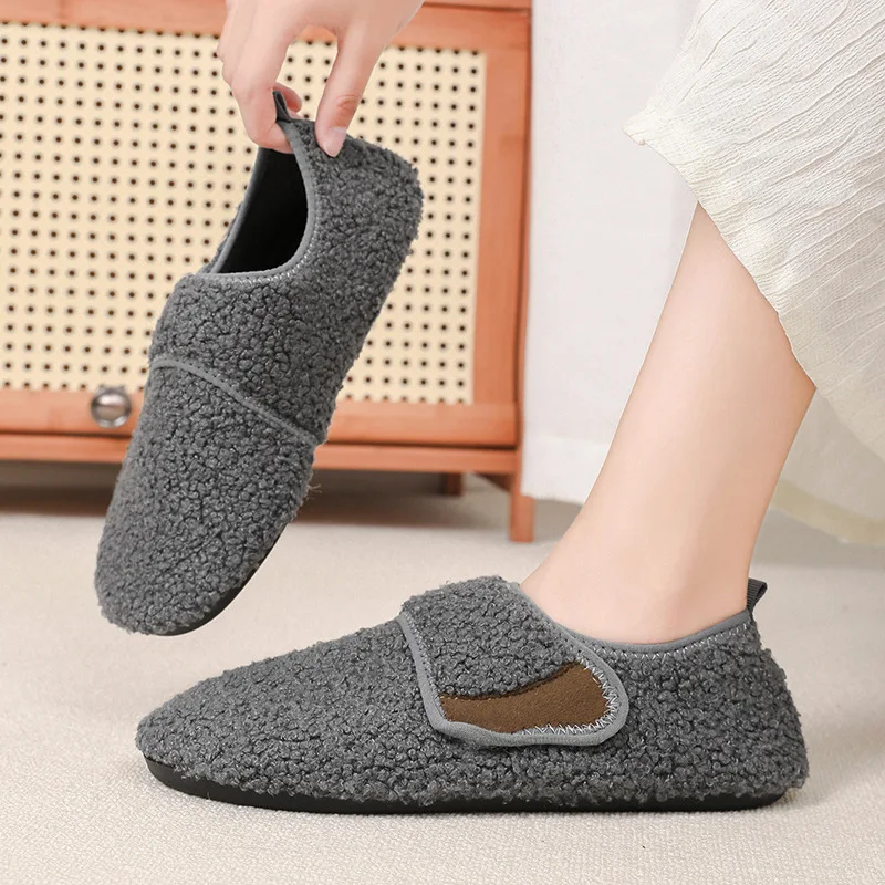 

Plush Sock Shoes Women Men Large Size 20-47 Indoor Soft Comfort Floor Socks Autumn Winter Casual Shoes Cotton Slippers Couples