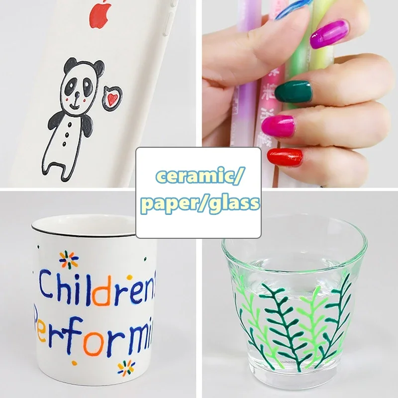 Маркеры для рисования, 1,0 мм, 6 шт.