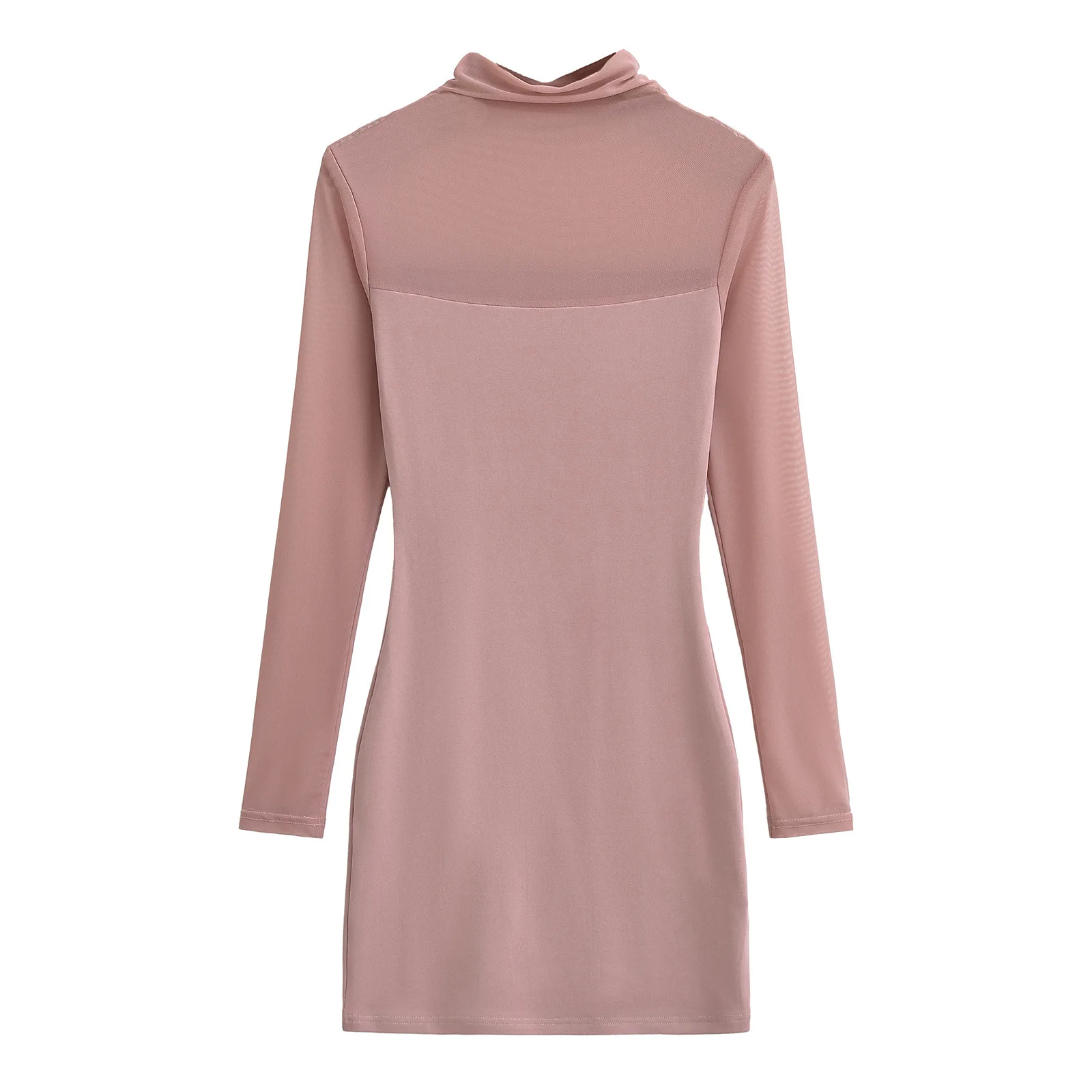 Abiti da donna Abito da notte Festa invernale Maglia dolcevita Modellatura del corpo Maniche lunghe Elasticità Minimalista Semplice Caldo Elegante