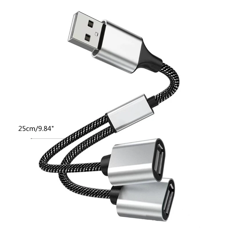 2/3 en 1 USB/tipo C adaptador USB divisor potencia host a cable macho USB OTG