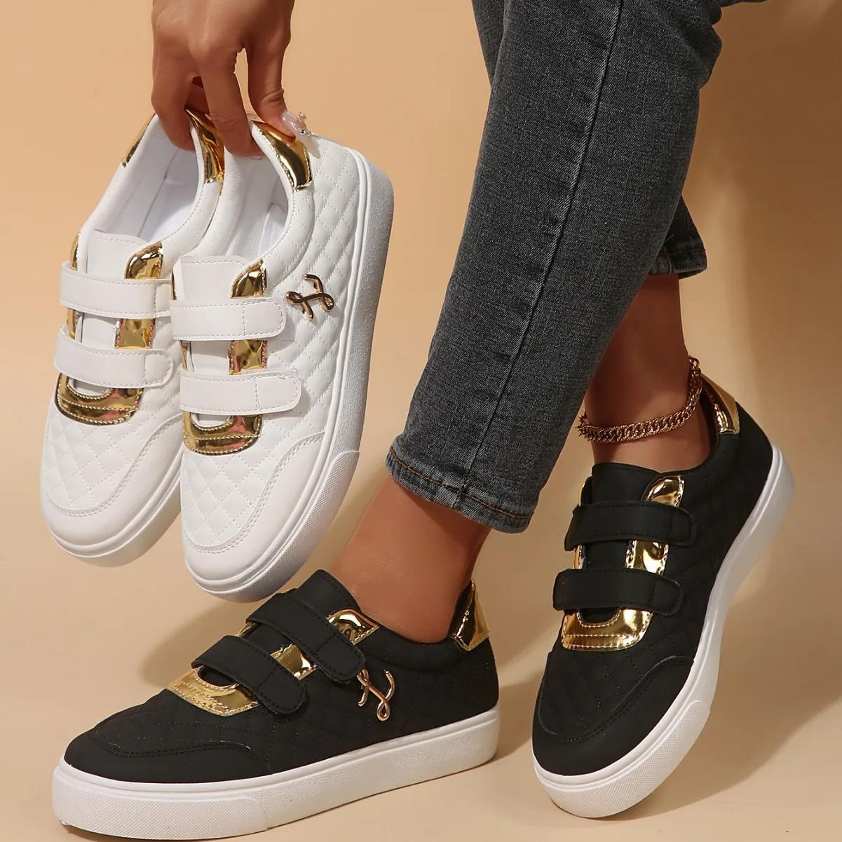 Frauen Weiche Sohle Walking Turnschuhe Casual Mode Weiße Schuhe Plus Größe Koreanische Bequeme Schuhe Mocasines Mujer