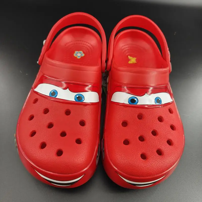 Blaue Rennwagen-Clogs, schnelltrocknende, leichte Wasserschuhe, weiche, rutschfeste Sohle, Slip-On-Sandalen für Strand, Dusche, Pool, Garten, Zuhause, neu – Detail 4
