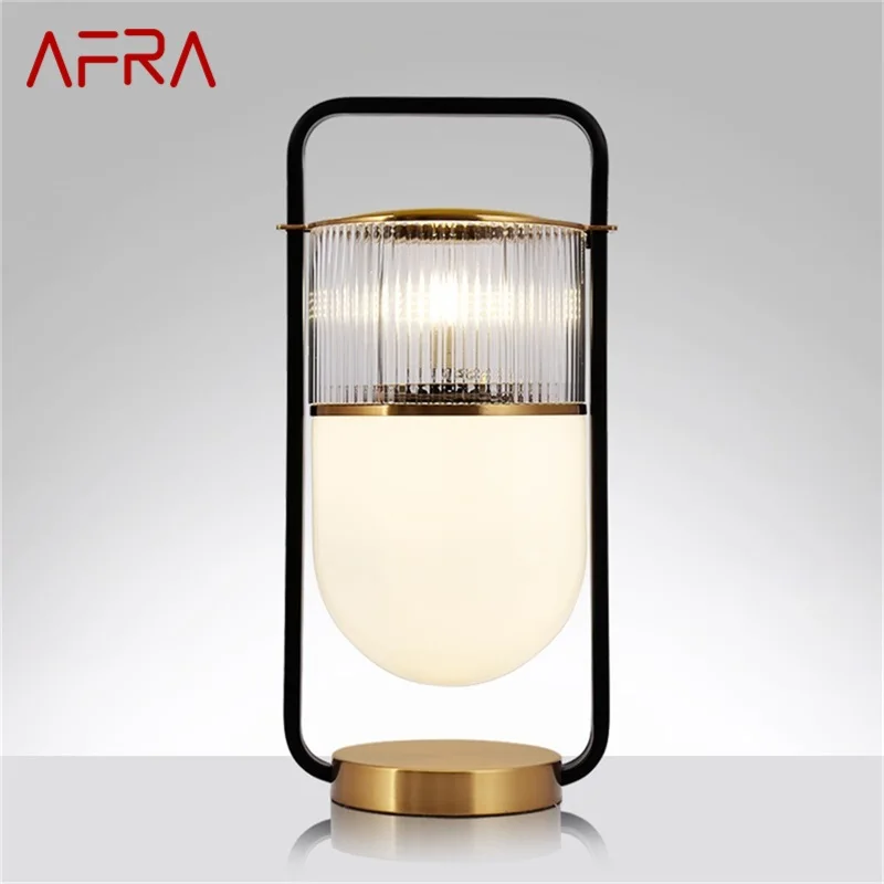 

AFRA Modern Luxury Table Lamp Simple Design Desk Light Decorative for Home Living Room