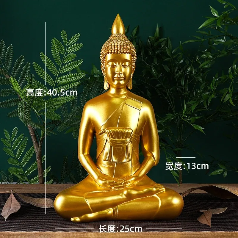 Thai statue ornament Sakyamuni Buddha head living room entrance decoration factory price
