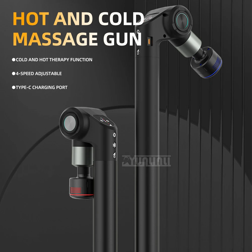 Yunlin Li Hot and cold fascia gun stretching and folding long handle