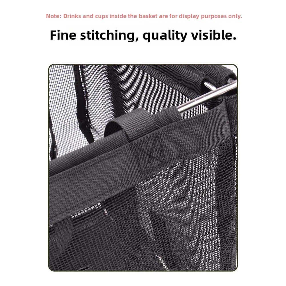 

Большая корзина для пикника с посудой для барбекю, сумка для пикника на открытом воздухе с плечевым ремнем, вмещает посуду на четверых.