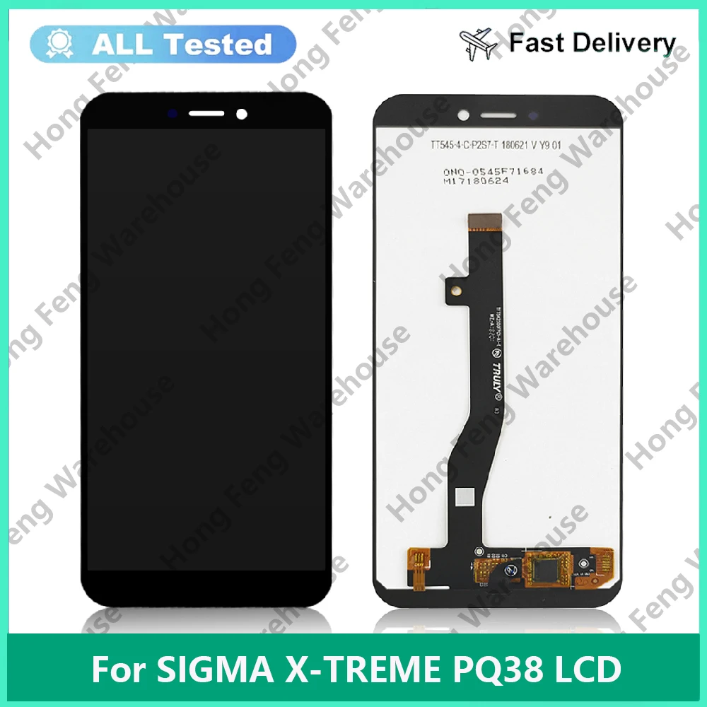 

For Sigma X-treme PQ38 LCD Display+Touch Screen100% Original Tested LCD Digitizer Glass Panel Replacement For Sigma PQ38 LCD