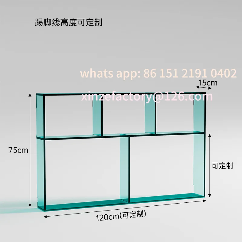 

Customizable Room Sofa Rear Shelf Solid Wood Against Wall Laminate Storage Bookcase Bedroom Bookshelf Narrow Shelf