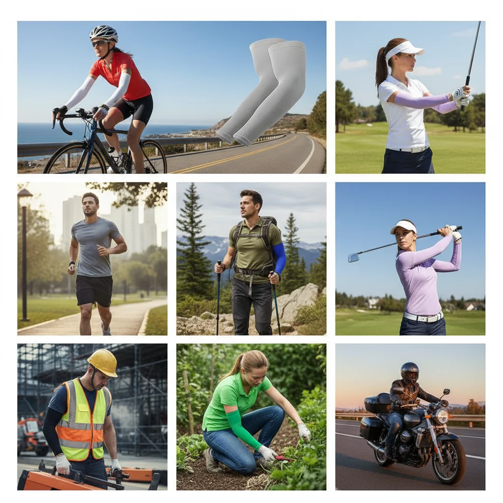 

НОВЫЕ Спортивные компрессионные рукава для рук: для баскетбола, велоспорта, бега, с защитой от УФ-излучения, для лета, для волейбола, солнцезащитные бандажи