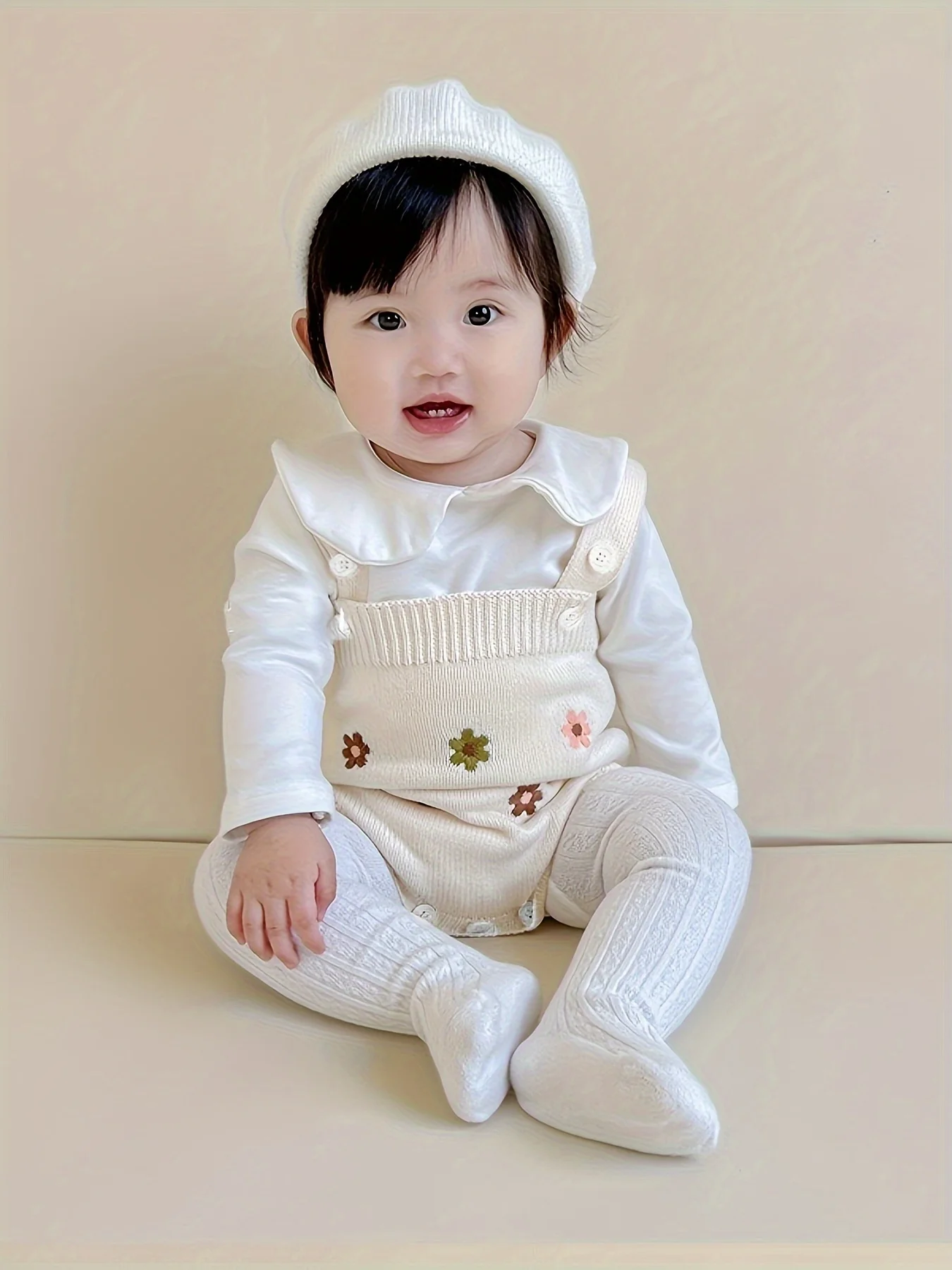 

Baby Clothes Autumn Jumpsuits Baby Girl's 100-Day Knitted Sweaters Autumn and Winter Sweaters