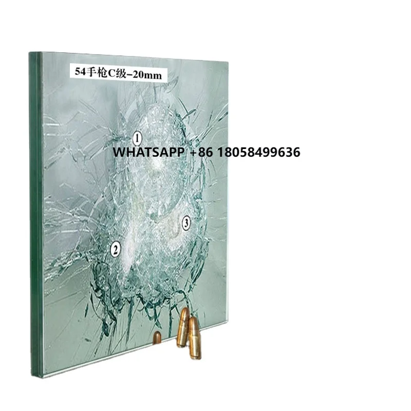 

Bulletproof Glass Price Bullet Proof Glass for Window AK47 Safety Laminated Glass