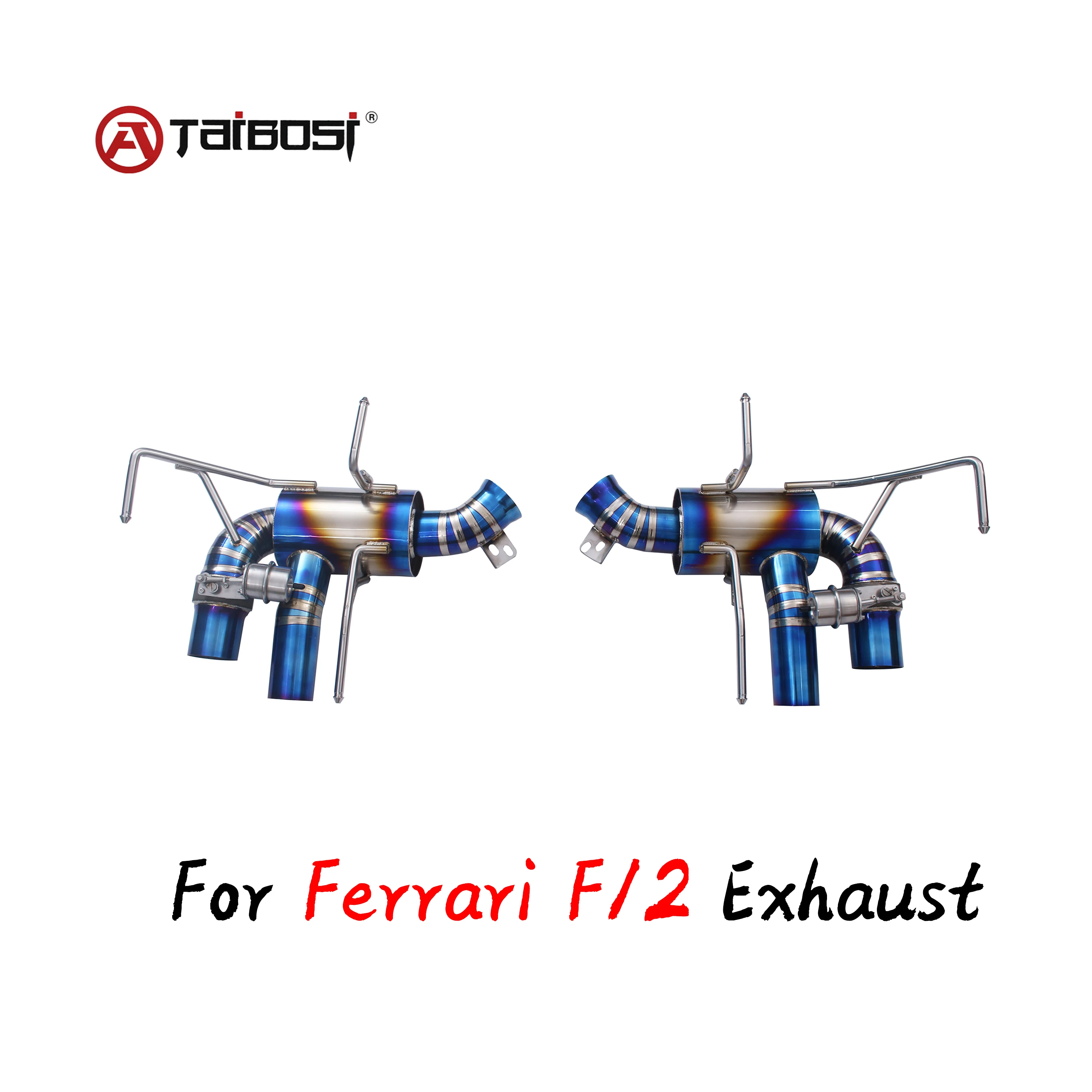 

For Ferrari F12 6.3L Exhaust Catback Pipe Taibosi Performance Electric Valve Car Muffler Tips Cutout Remote Control Accessories