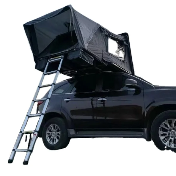 

4-Person Outdoor Straight Bracing Roof Top Tent for SUV Truck & Off-Road Van Adventures for Camping