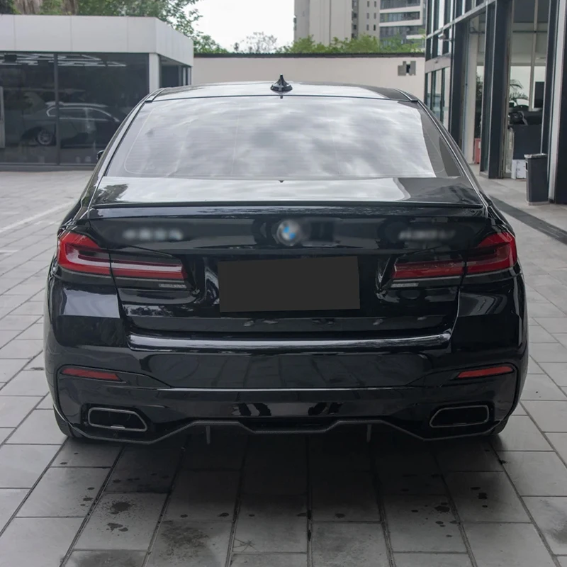 For BMW 5 Series M5 F90 G30 G38 540i 530i M Sports Carbon Fiber Car Rear Bumper Lip Diffuser Spoiler Parts Body kit