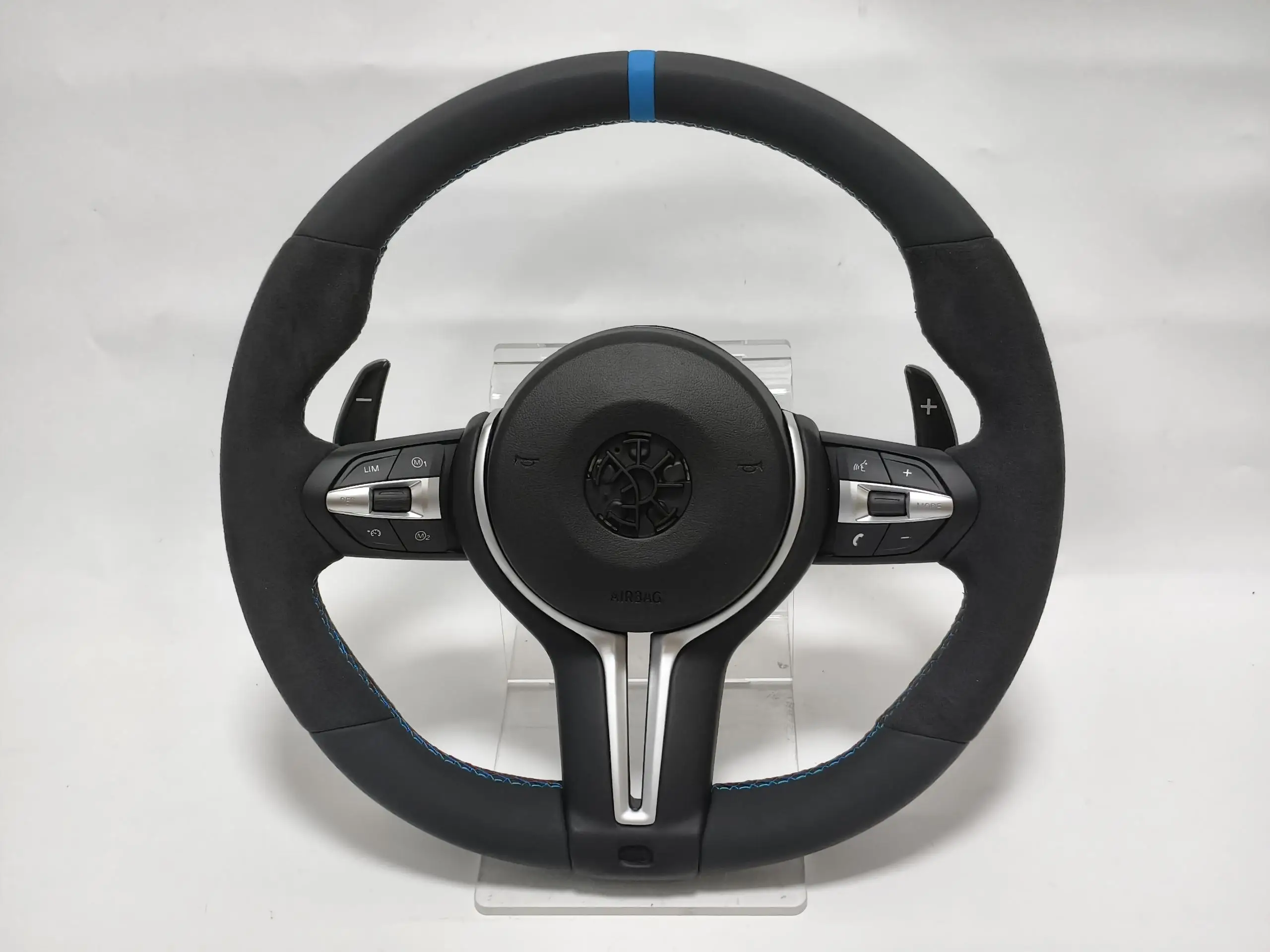 2026 Op Maat Gemaakt Lederen Suède Sportstuurwiel voor E90 E87 E70 E84 F20 F30 F10 F11, Premium Grip