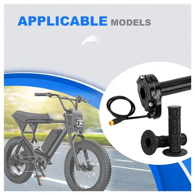 Hochwertiger Voll-Drehgasgriff für Happyrun Freego Heybike Elektro-Dirtbike E-Bike, 3-Pin Surron-Stil Gasgriff K – Detail 5