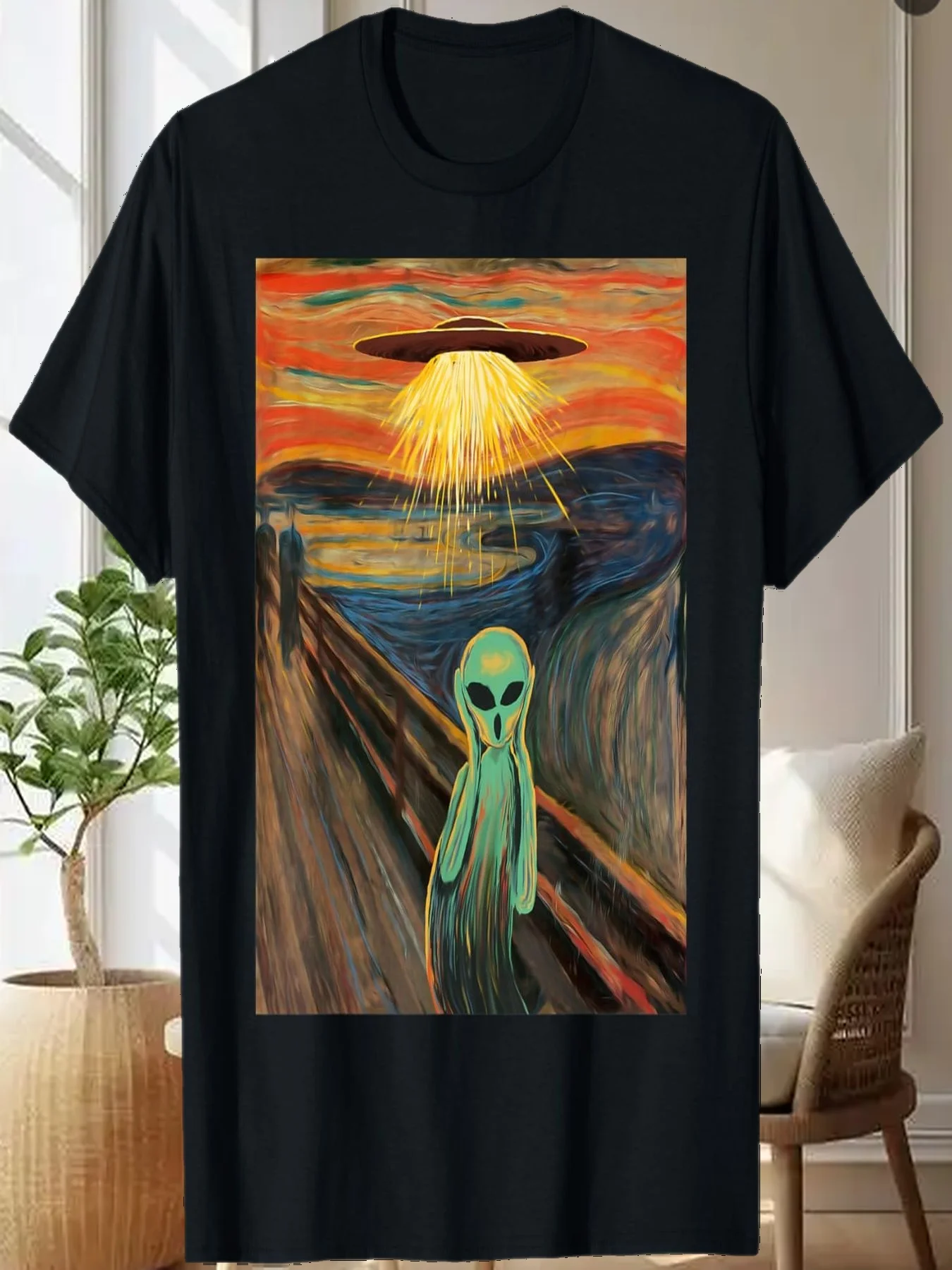 

Alien Scream Painting T-Shirt