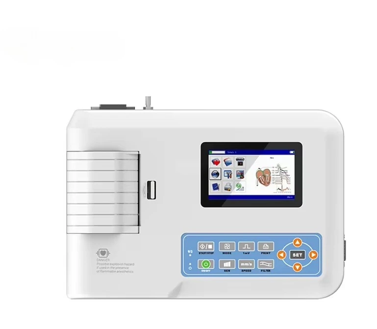 12 Lead Veterinary ECG Machine Class III Multi Lead Display 1000 Case Storage Digital Signal Processing Multiple