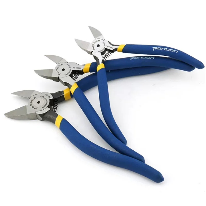 5/6/7 Inch Professional Cutting Pliers Wire Stripping Tool Side Cutter Cable Burrs Nipper Electricians DIY Repair Hand Tools