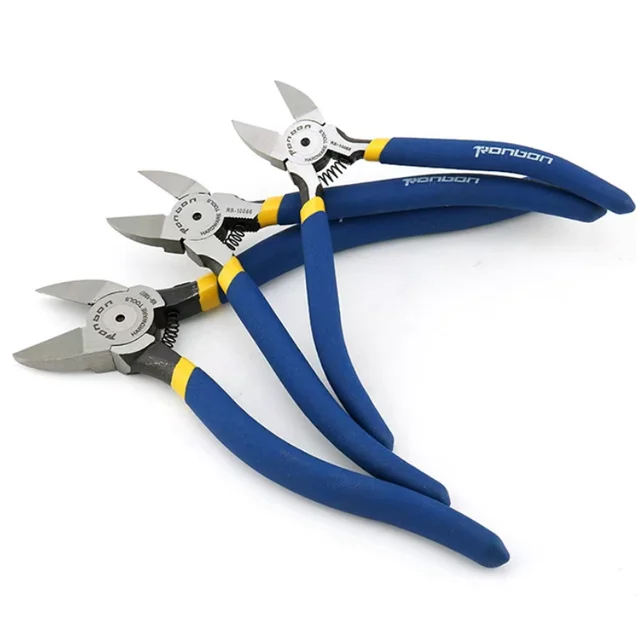Pince coupante professionnelle 5/6/7 pouces, outil de dénudage de fil, coupe latérale, bavures de câble, électriciens, outils manuels de réparation de bricolage 1