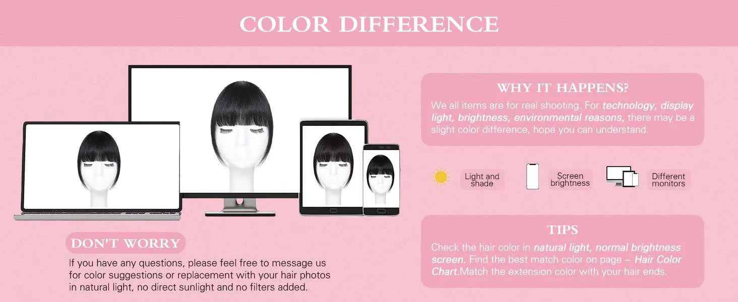 Synthetische Clip-in-Ponyfransen mit Seitensträhnen, Haarteile, künstliche Pony-Extensions für Frauen – Detail 5