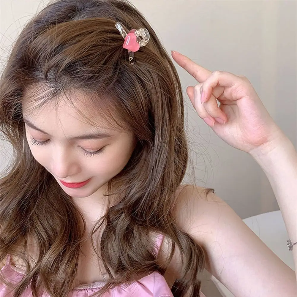 Vintage Kawaii süße süße Kopf bedeckung schöne Hai Clip Herz Mädchen Haarnadel koreanischen Stil Haar Kralle